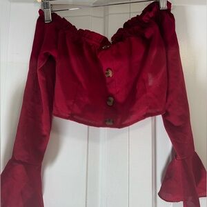 - SHEIN Girls off the shoulder top Size 10Y